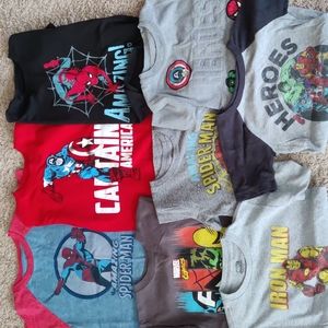 Bundle of 8 Super Hero tees 4t